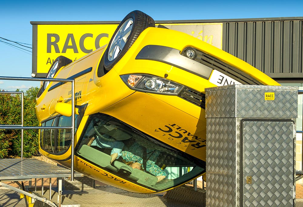Experiencia volcado de vehículo del RACC